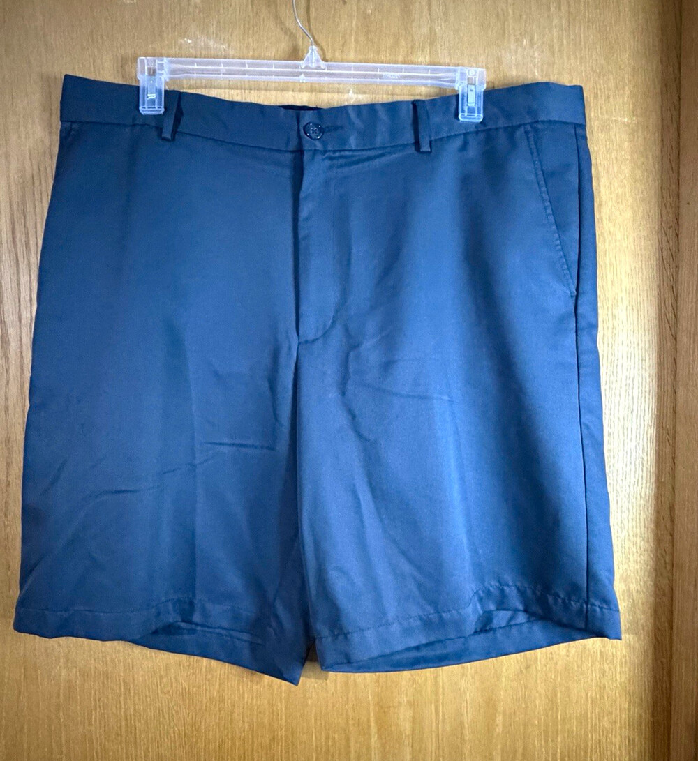 Navy blue Norman for Tasso Elba Golf Chino Shorts Navy Size 40 Flat Front 10"